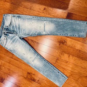 American Eagle Skinny jeans for men. Light blue color. Size W32 L30